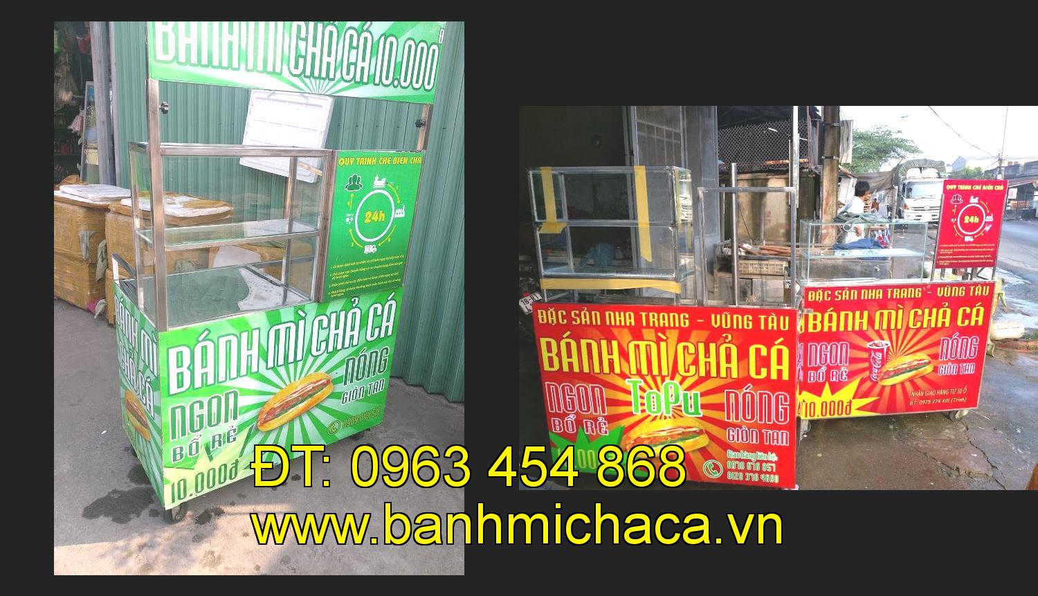 Bán xe bánh mì chả cá tại tỉnh Bắc Kạn