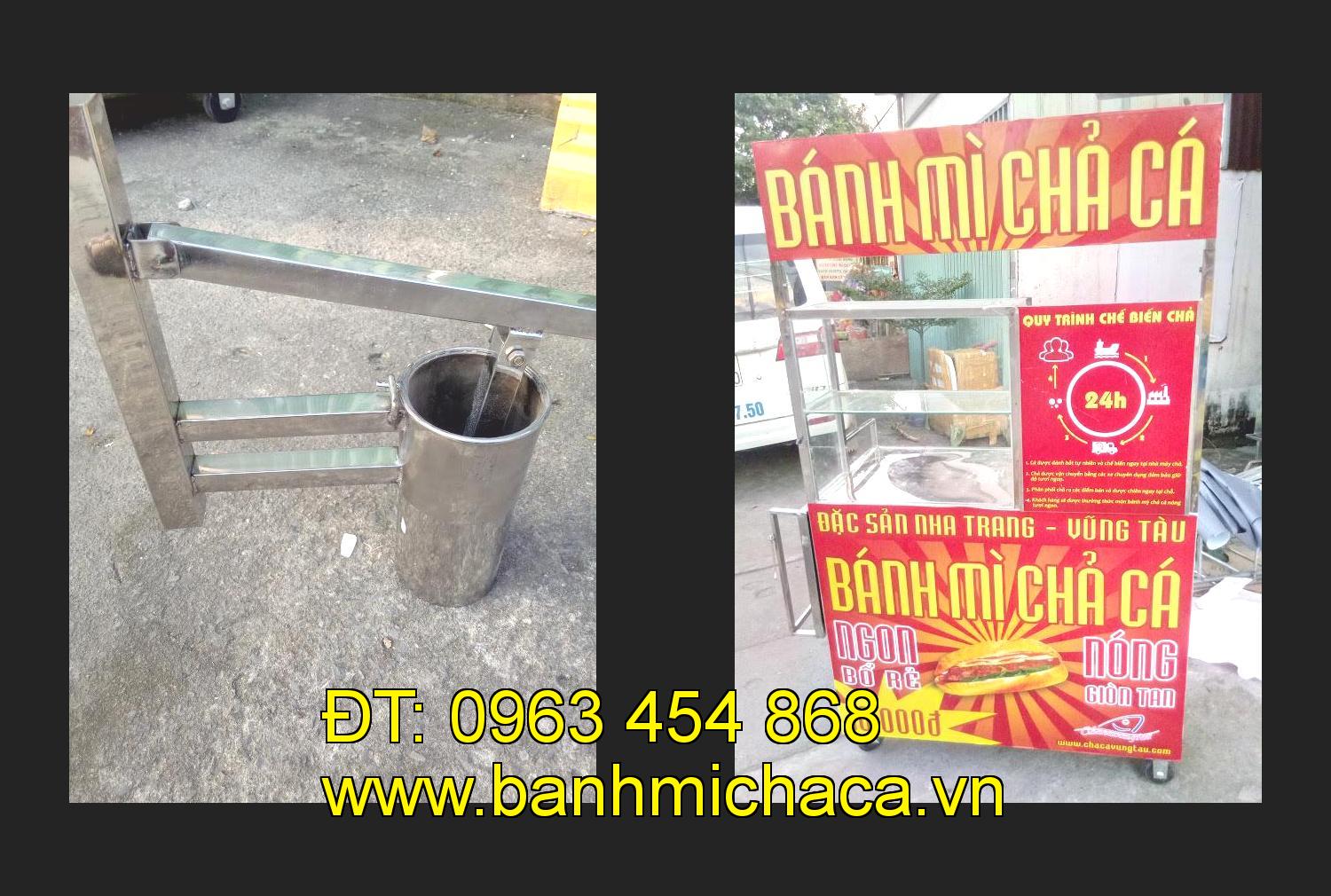 Bán xe bánh mì chả cá tại tỉnh Bình Phước