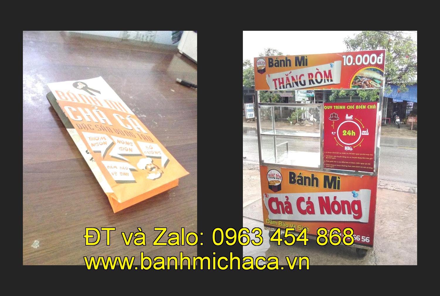 Bán xe bánh mì chả cá tại tỉnh Bình Phước