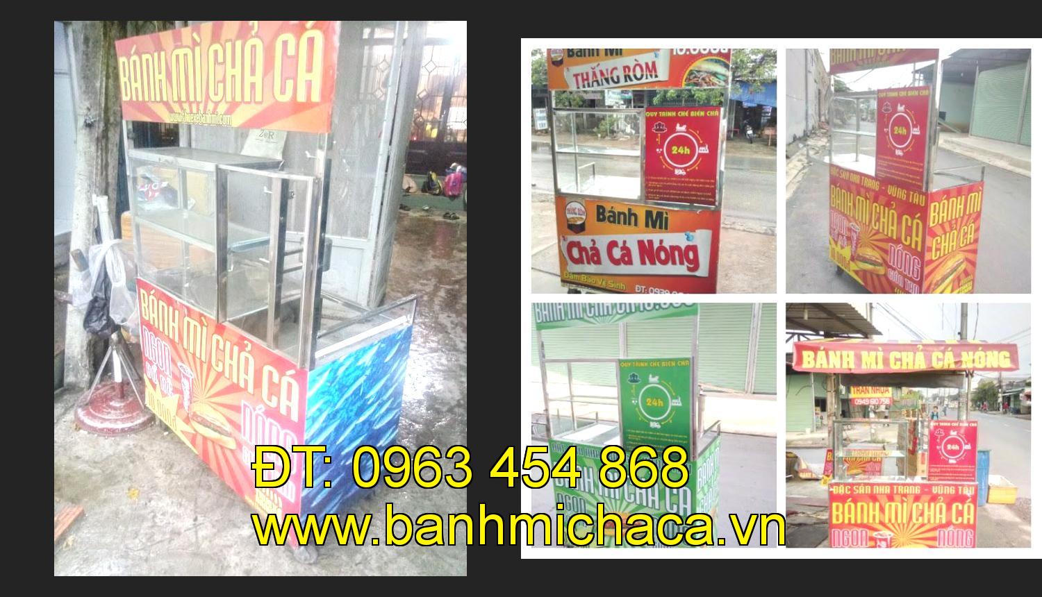 Bán xe bánh mì chả cá tại tỉnh Đắk Lắk