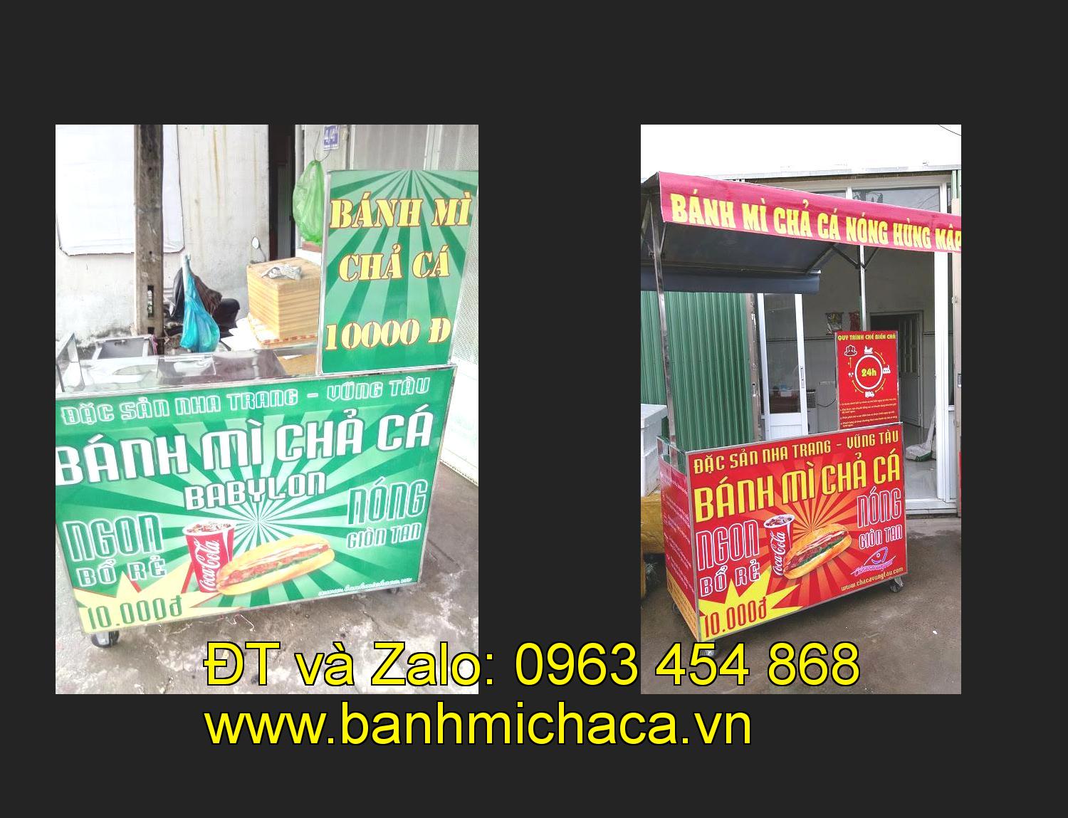 Bán xe bánh mì chả cá tại tỉnh Đắk Nông