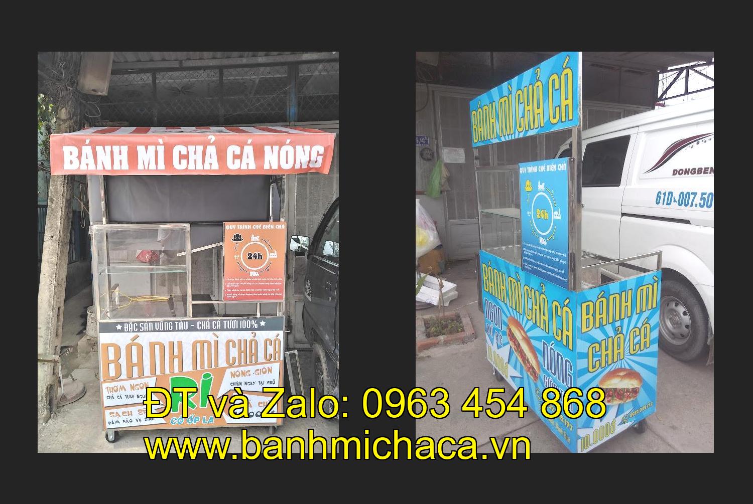 Bán xe bánh mì chả cá tại tỉnh Hà Giang