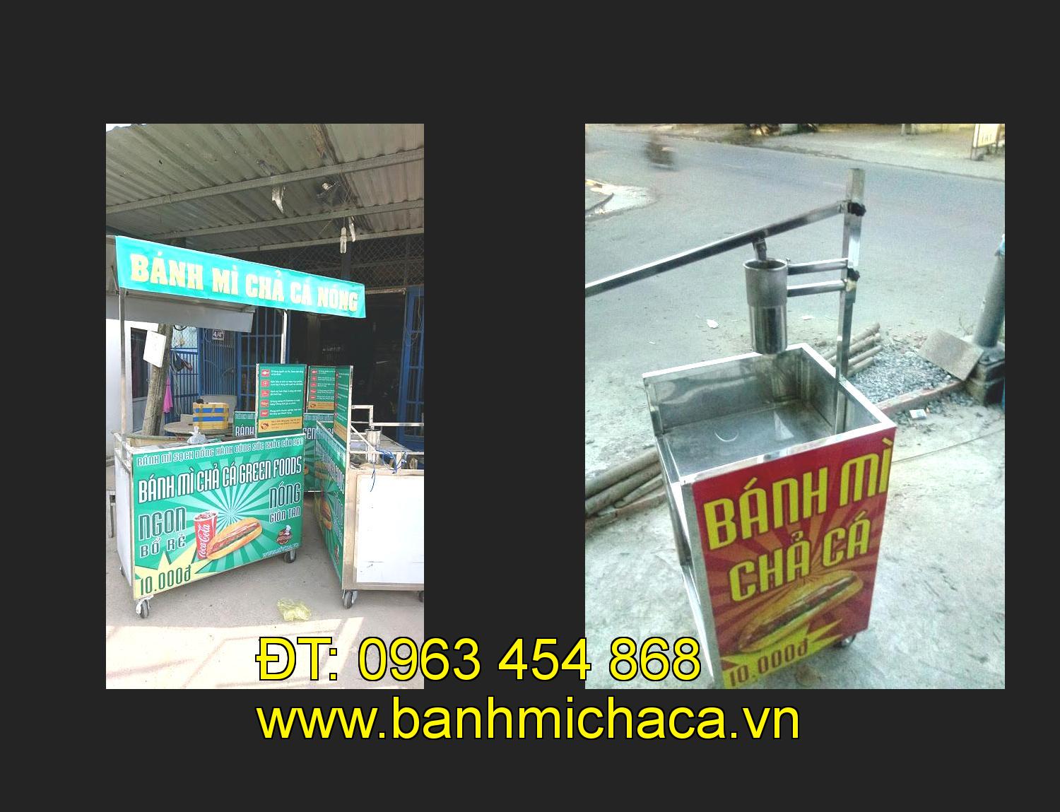 Bán xe bánh mì chả cá tại tỉnh Hà Giang