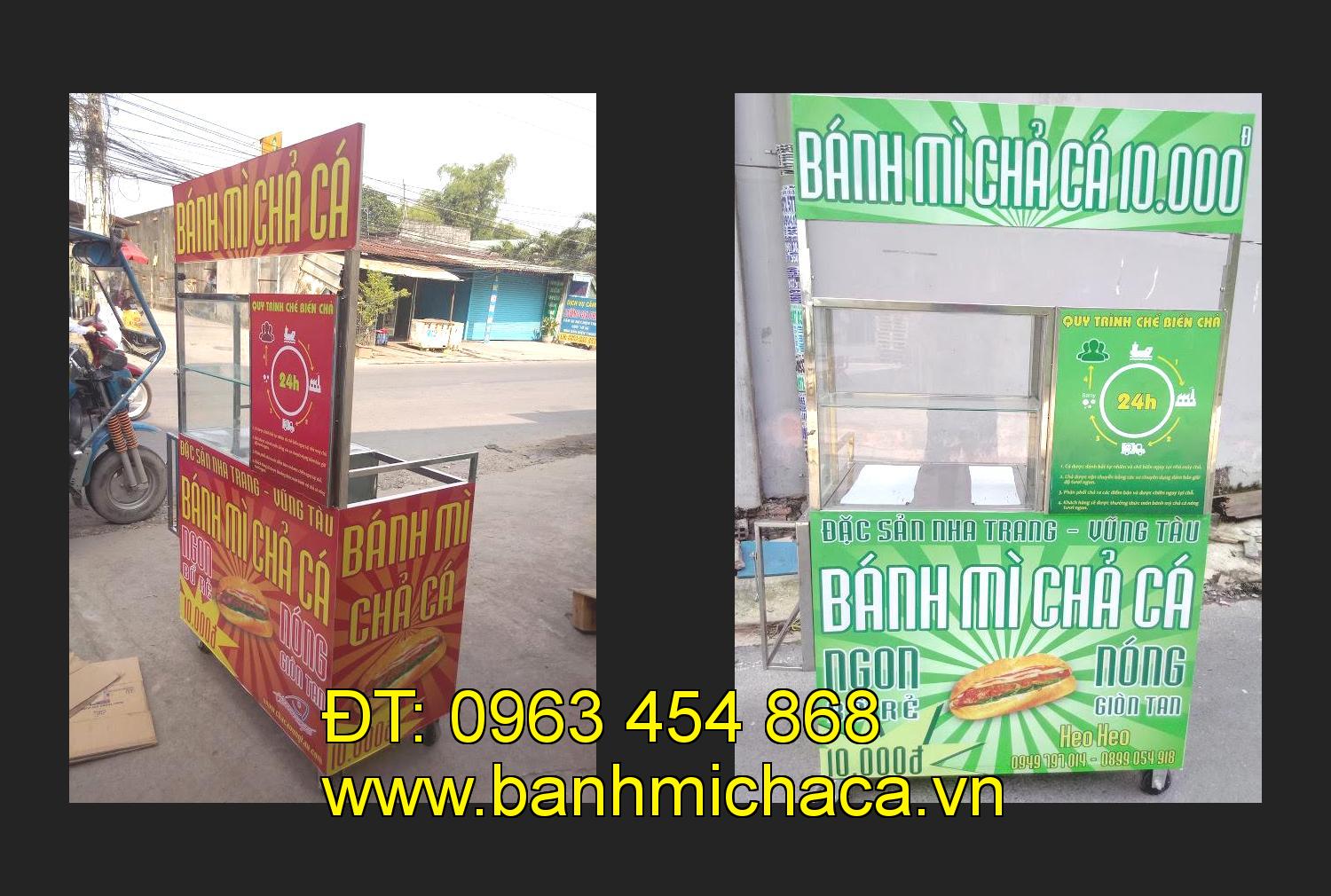 Bán xe bánh mì chả cá tại tỉnh Hà Nam