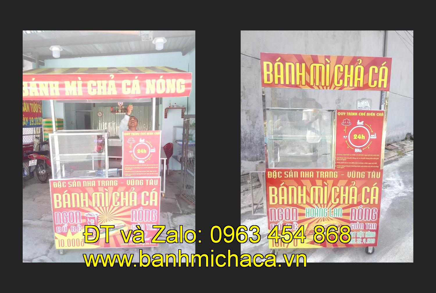 Bán xe bánh mì chả cá tại tỉnh Hà Nam
