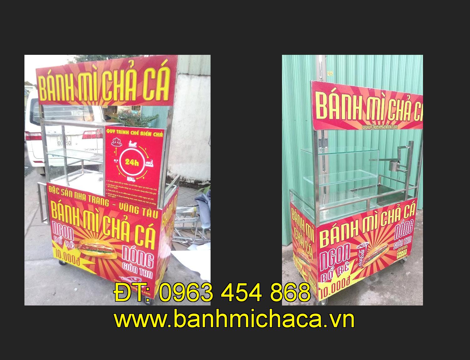 Bán xe bánh mì chả cá tại tỉnh Lào Cai