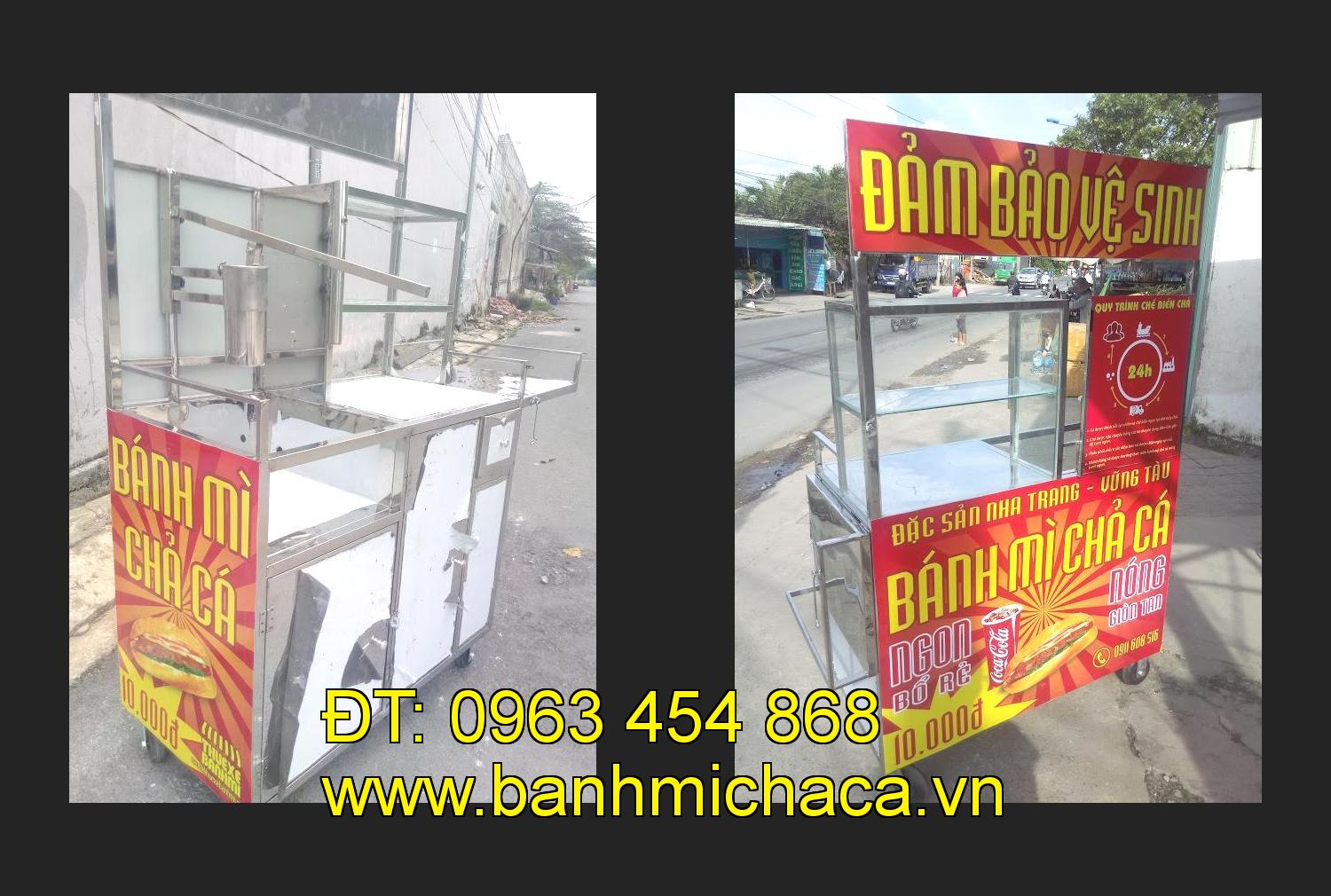 Bán xe bánh mì chả cá tại tỉnh Lào Cai