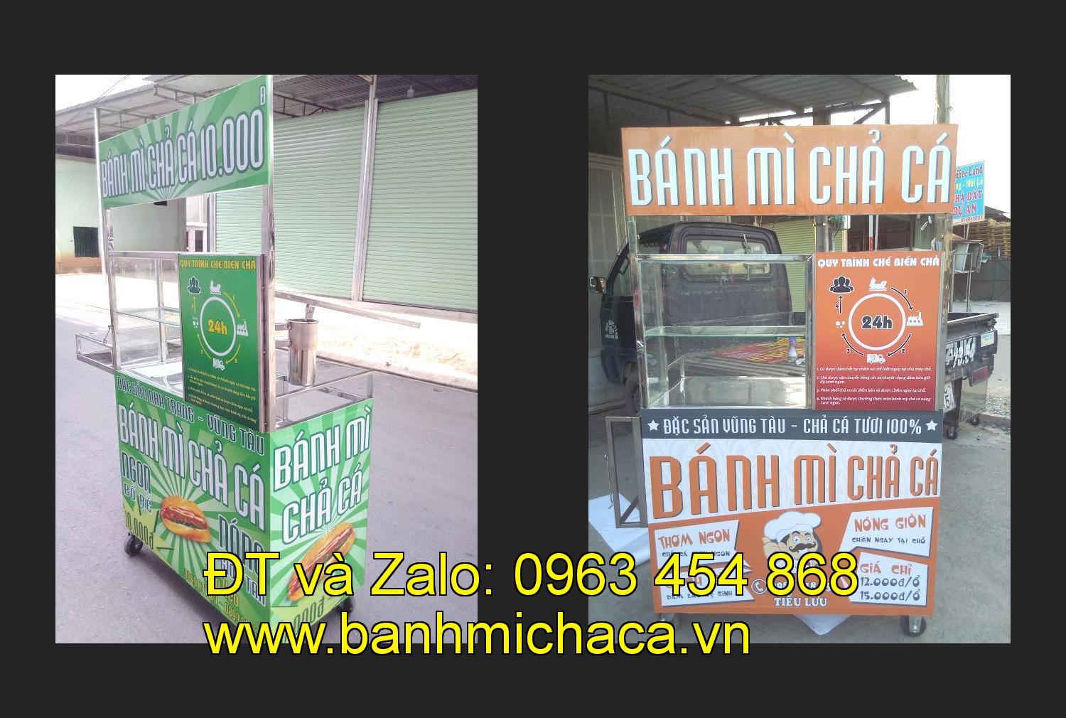 Bán xe bánh mì chả cá tại tỉnh Nam Định