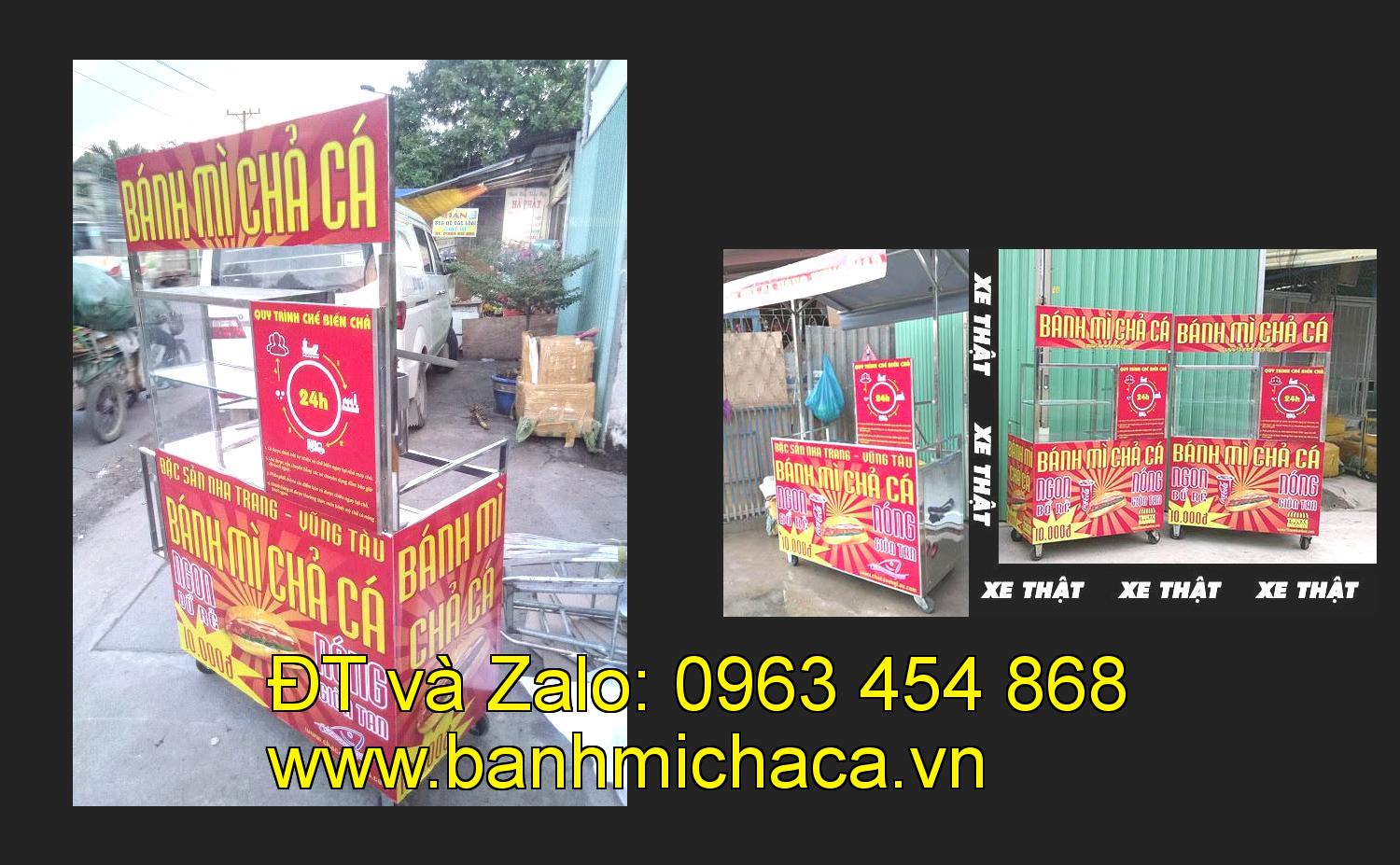 Bán xe bánh mì chả cá tại tỉnh Nghệ An