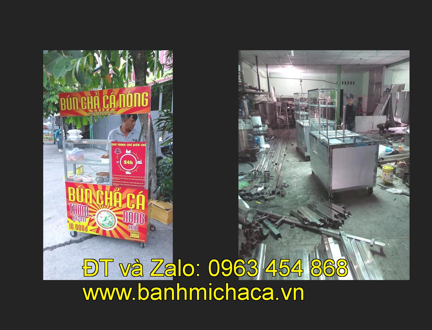 Bán xe bánh mì chả cá tại tỉnh Thái Bình