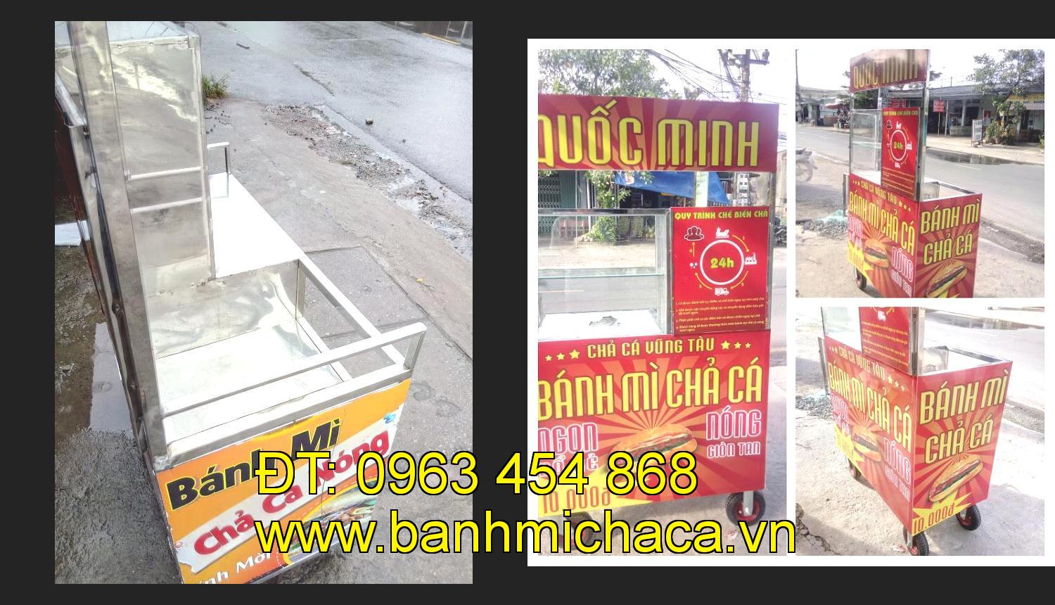 Bán xe bánh mì chả cá tại tỉnh Trà Vinh