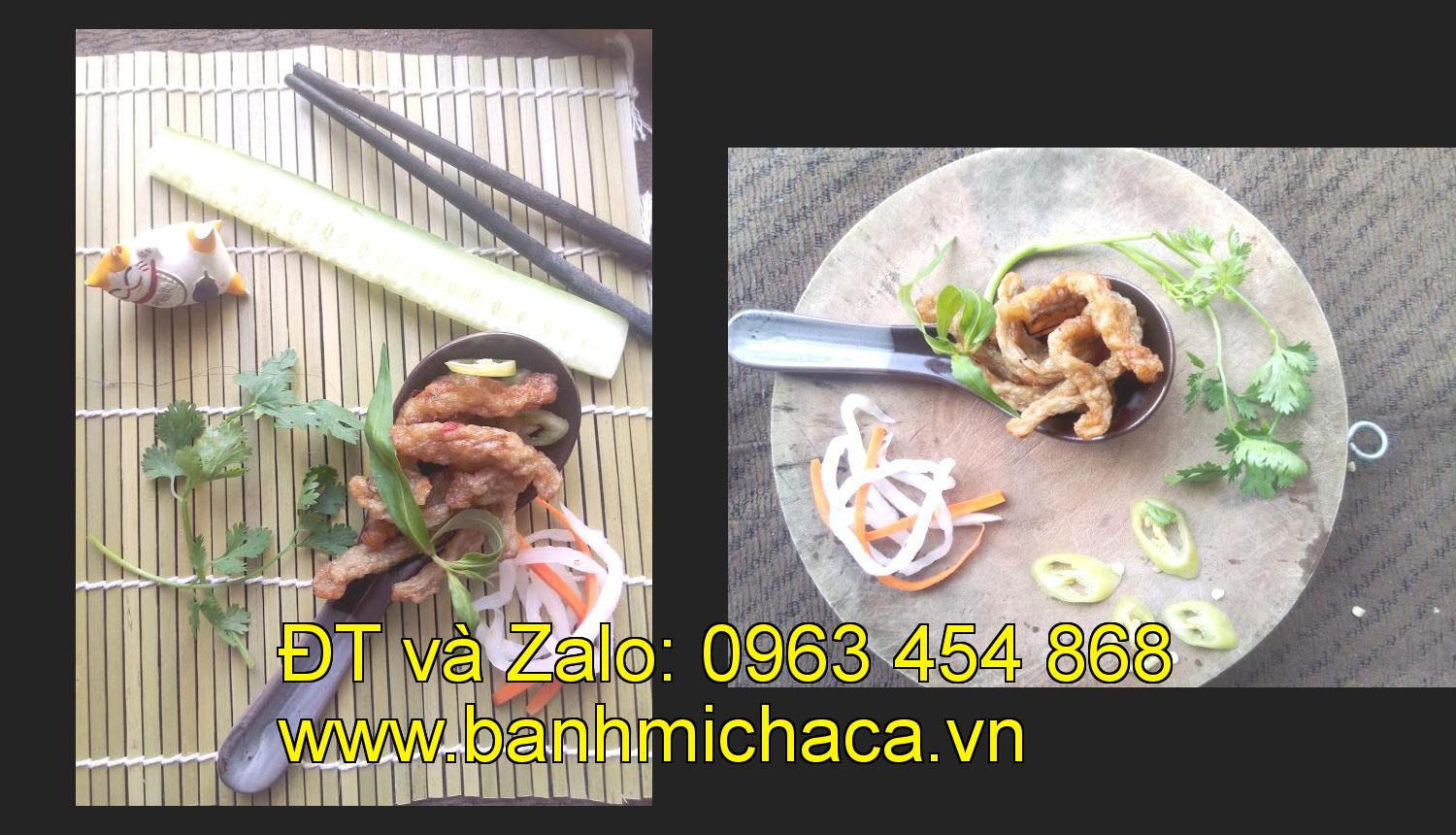 bánh mì chả cá tại tỉnh Cao Bằng