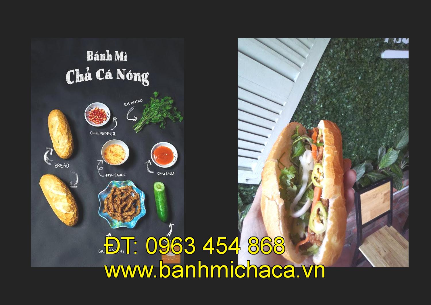 bánh mì chả cá tại tỉnh Hậu Giang