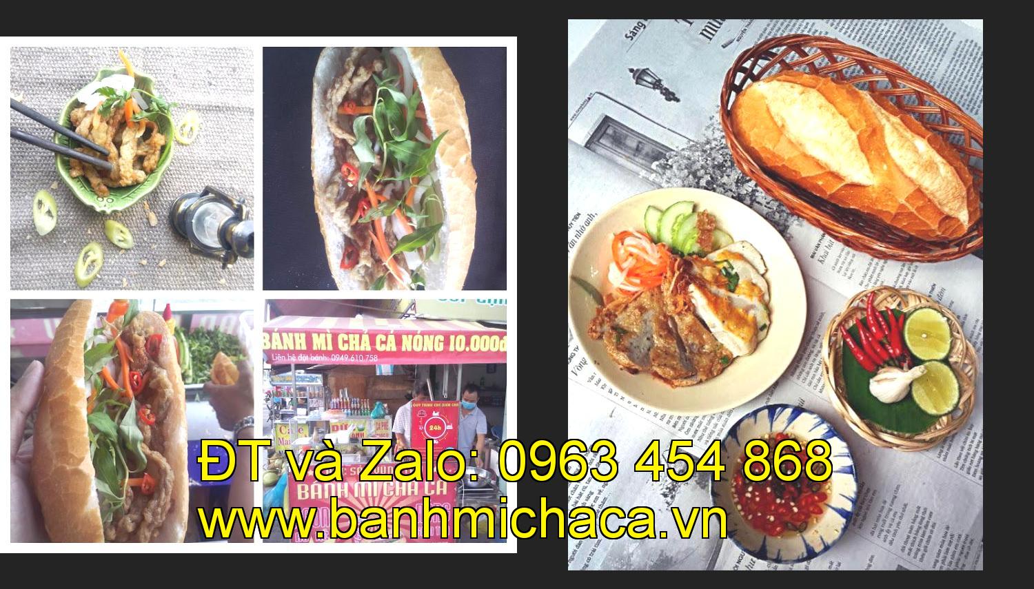 bánh mì chả cá tại tỉnh Nam Định