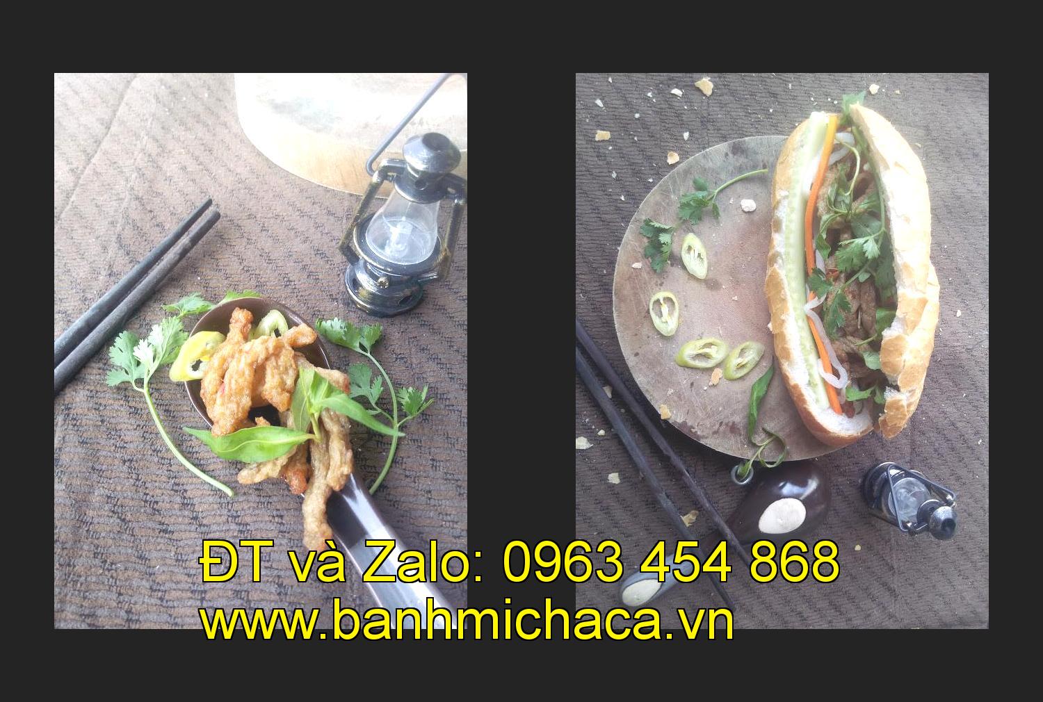 bánh mì chả cá tại tỉnh Nam Định