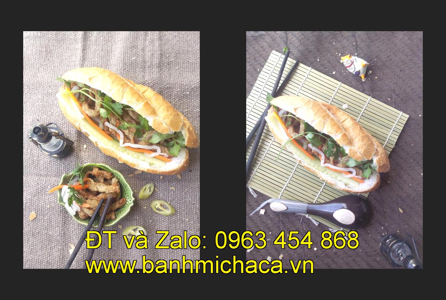 bánh mì chả cá tại tỉnh Nam Định