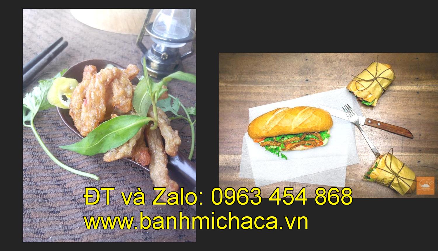 bánh mì chả cá tại tỉnh Nghệ An