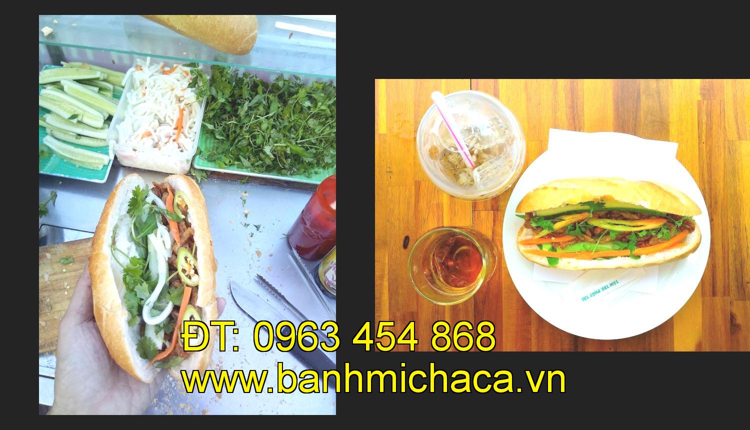 bánh mì chả cá tại tỉnh Thái Bình