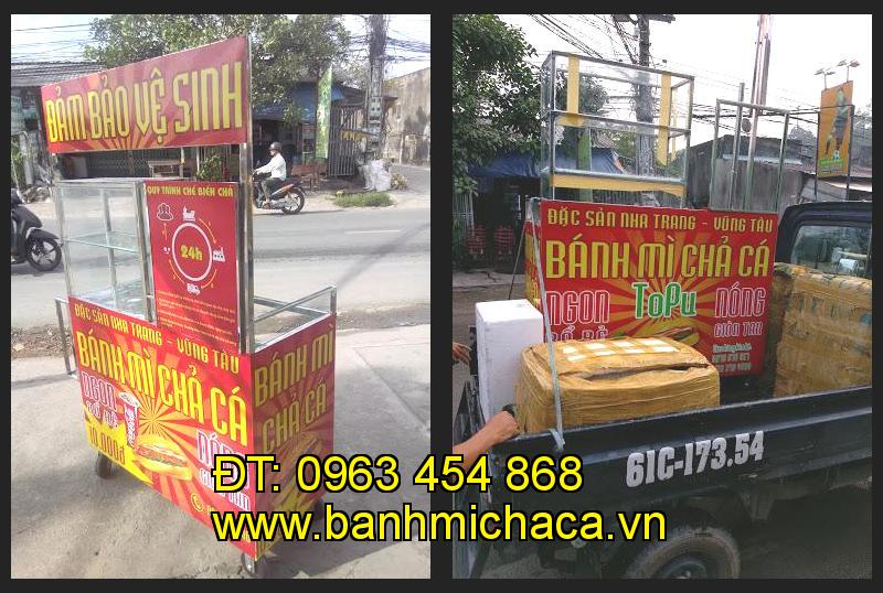 xe bánh mì chả cá giá rẻ tại tỉnh Long An