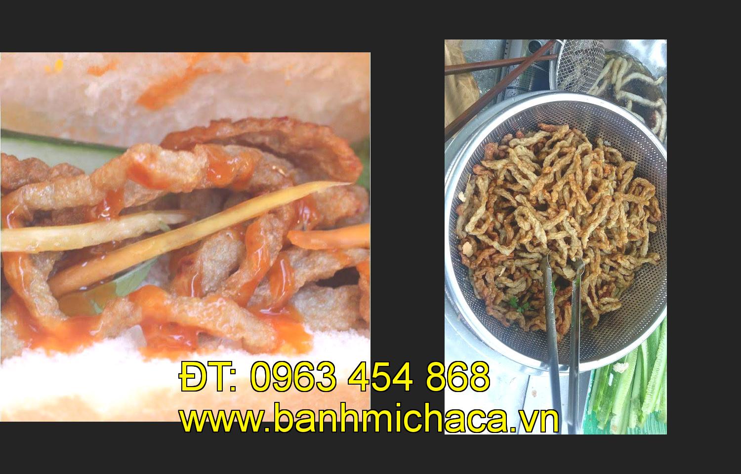 chả cá bán bánh mì tại tỉnh Hậu Giang