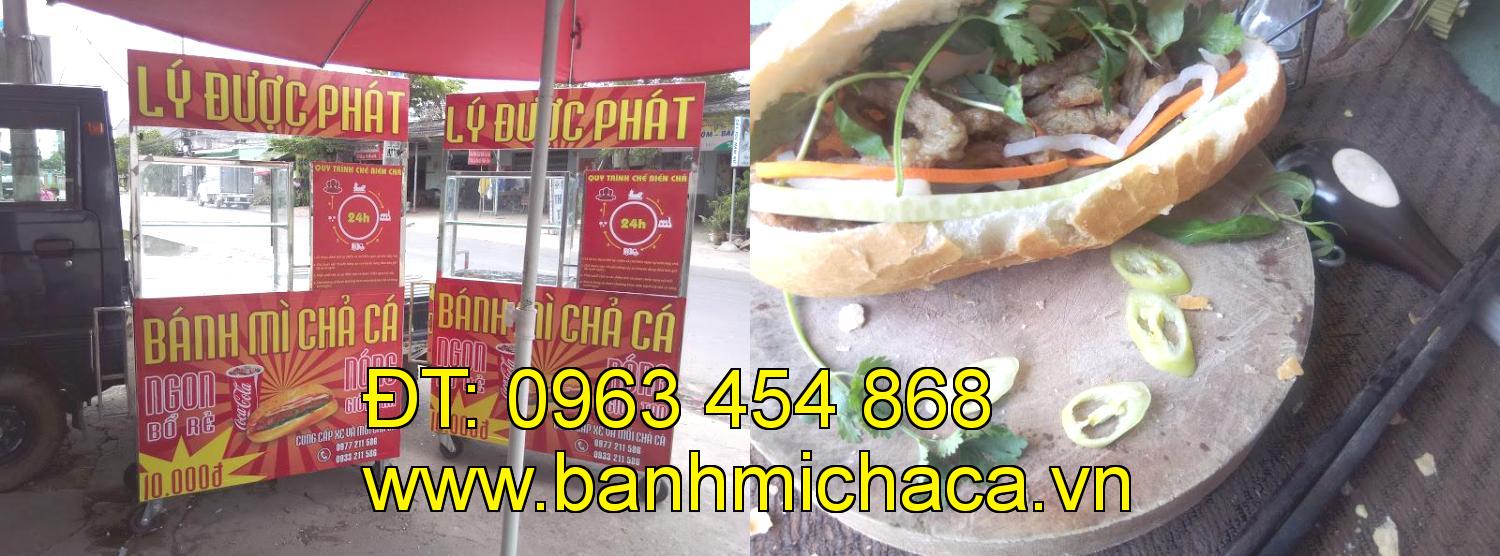 chả cá bán bánh mì tại tỉnh Hậu Giang