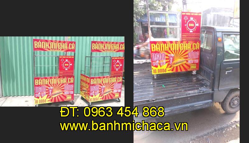 Bán xe bánh mì chả cá tại tỉnh Đắk Lắk