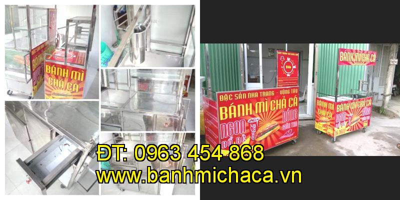 Bán xe bánh mì chả cá tại tỉnh Hậu Giang