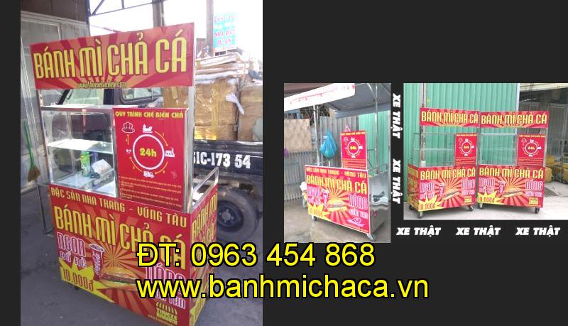 Bán xe bánh mì chả cá tại tỉnh Kiên Giang