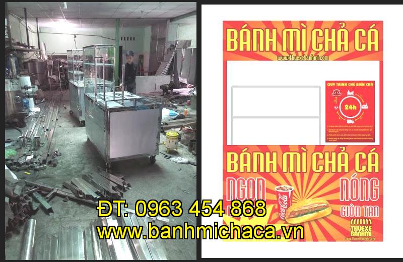 Bán xe bánh mì chả cá tại tỉnh Đồng Nai