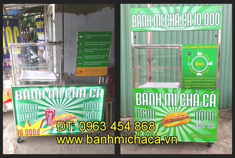 Bán xe bánh mì chả cá tại tỉnh Đồng Nai