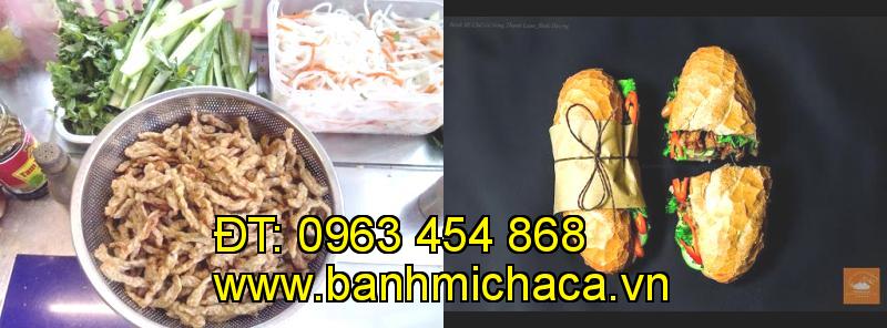 chả cá bán bánh mì tại tỉnh Tiền Giang