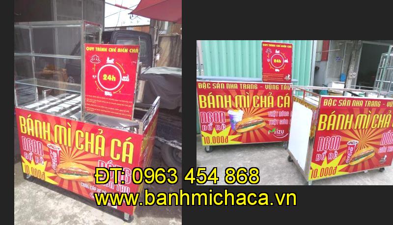 xe bánh mì chả cá giá rẻ tại tỉnh Bến Tre