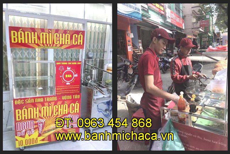 xe bánh mì chả cá giá rẻ tại tỉnh Bến Tre