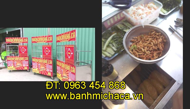 xe bánh mì chả cá giá rẻ tại tỉnh Trà Vinh