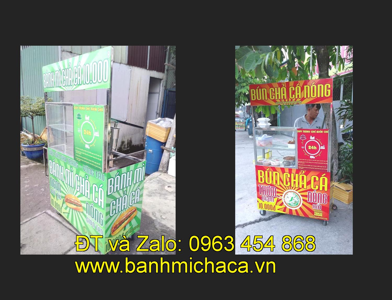 xe bánh mì chả cá giá rẻ