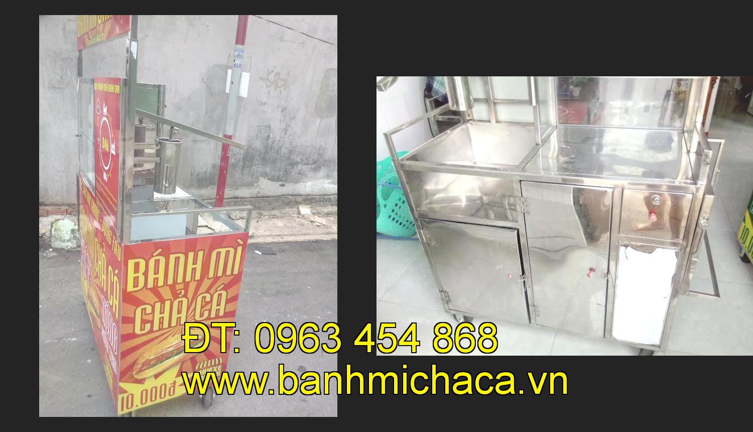 xe bánh mì chả cá giá rẻ tại tỉnh Bình Phước