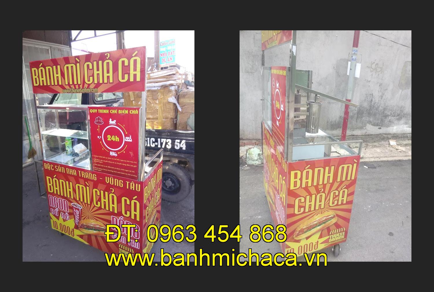 xe bánh mì chả cá giá rẻ tại tỉnh Điện Biên