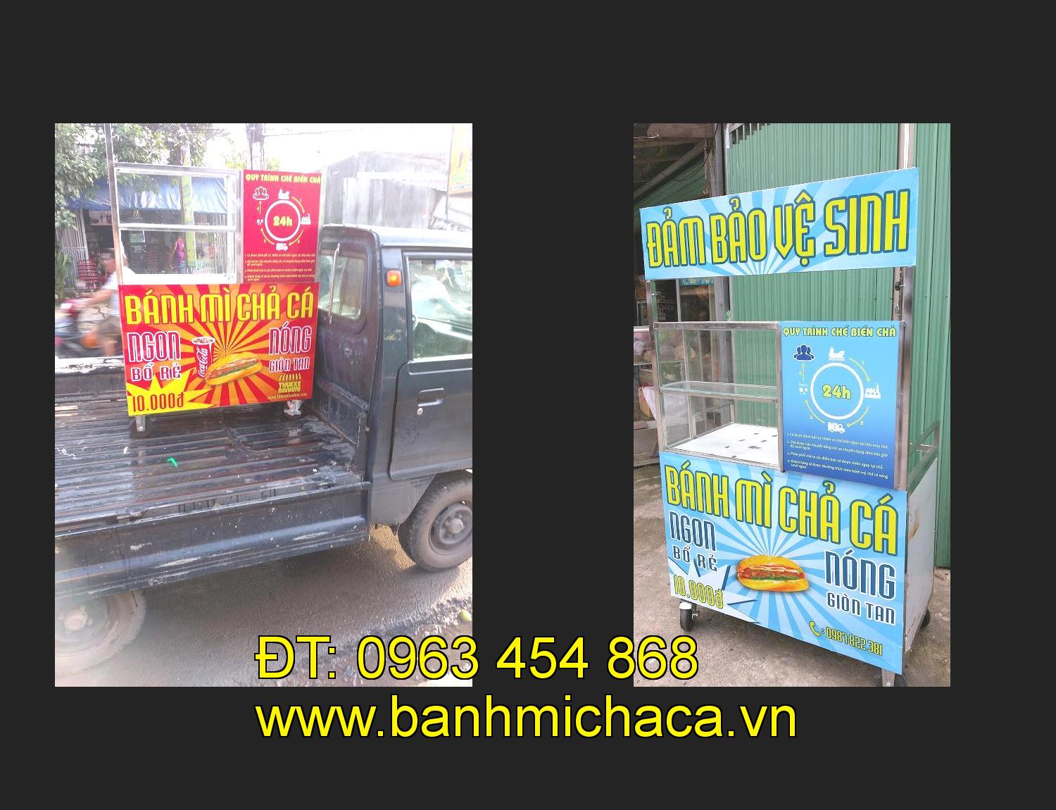 xe bánh mì chả cá giá rẻ tại tỉnh Gia Lai