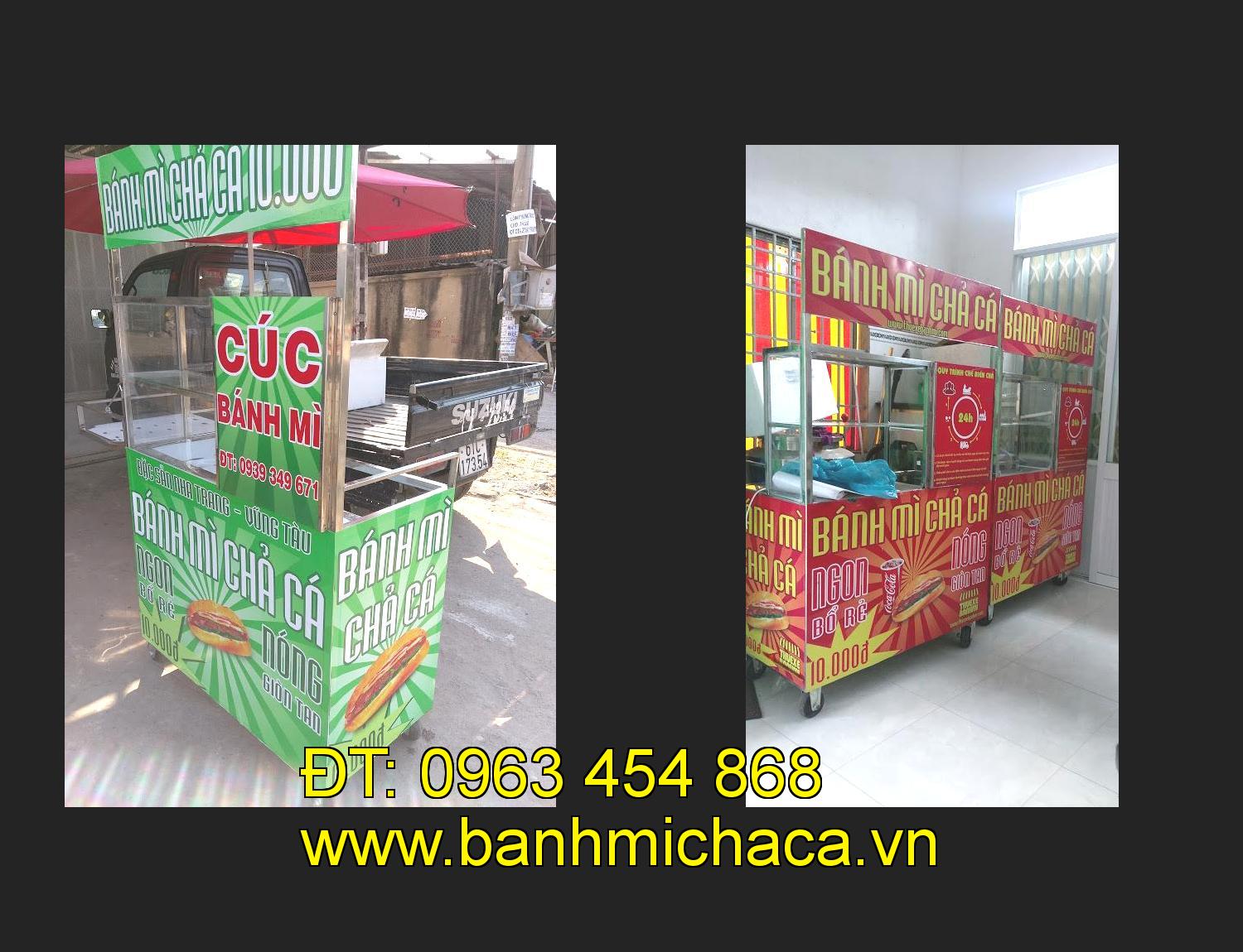 xe bánh mì chả cá giá rẻ tại tỉnh Gia Lai