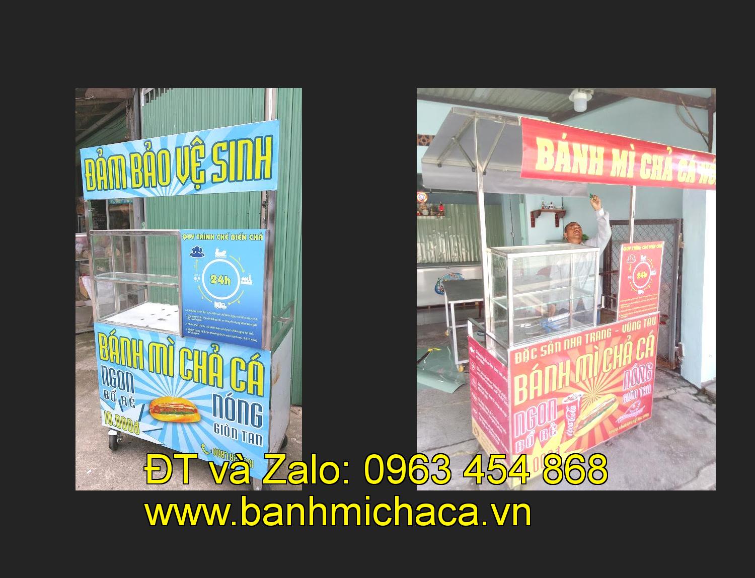 xe bánh mì chả cá giá rẻ tại tỉnh Hà Tĩnh