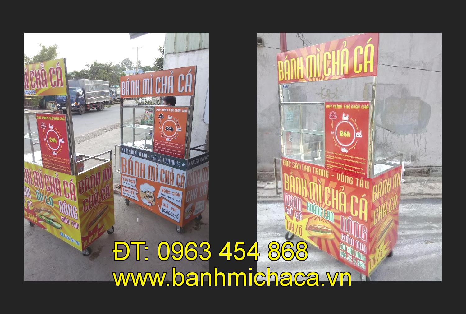 xe bánh mì chả cá giá rẻ tại tỉnh Lạng Sơn
