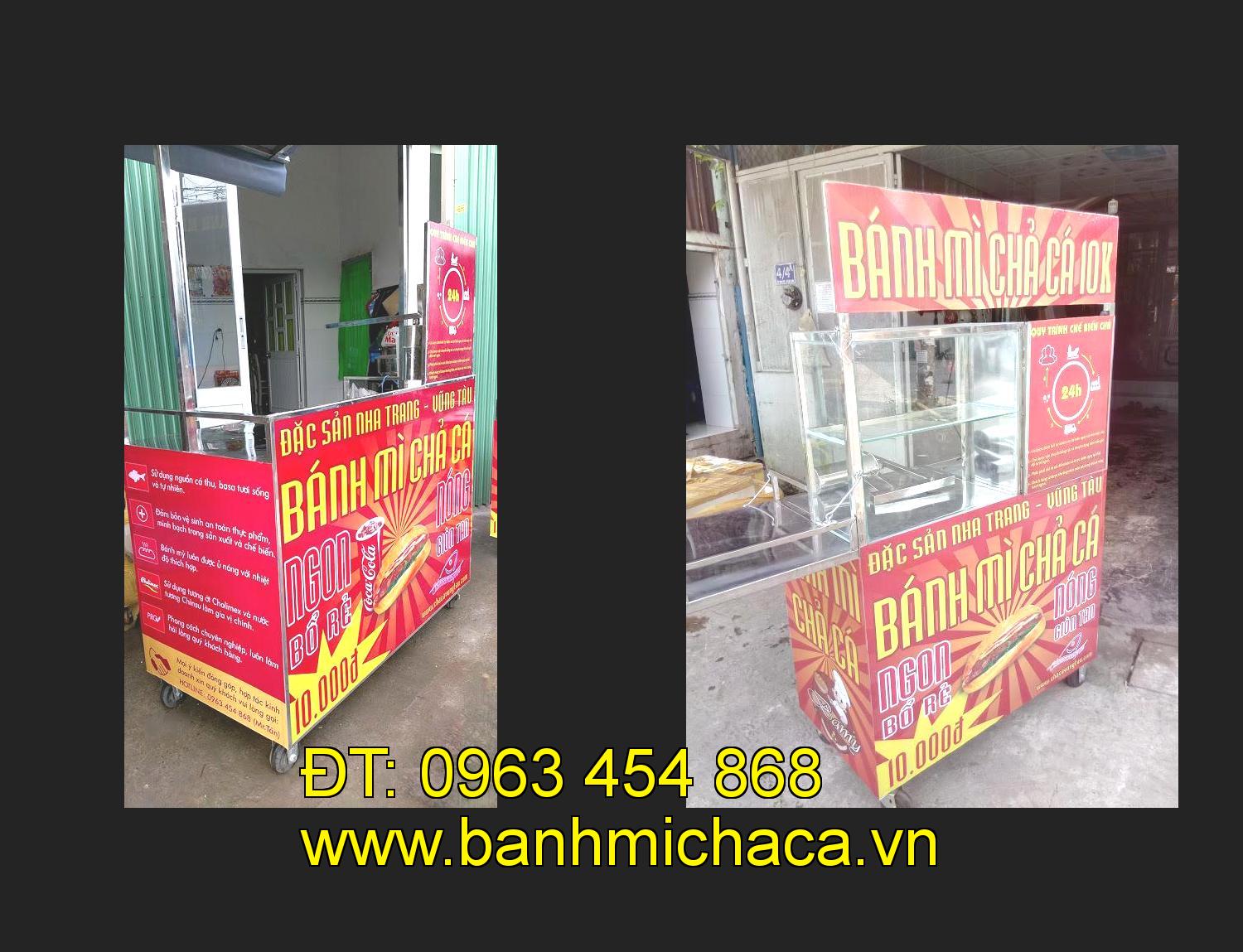 xe bánh mì chả cá giá rẻ tại tỉnh Quảng Nam