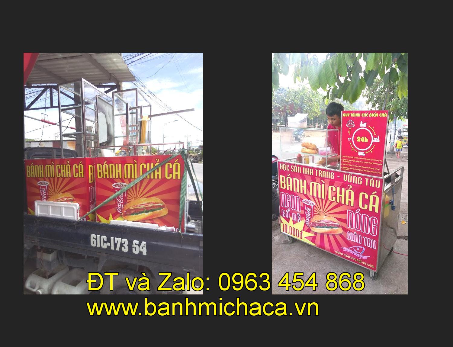 xe bánh mì chả cá giá rẻ tại tỉnh Thái Bình